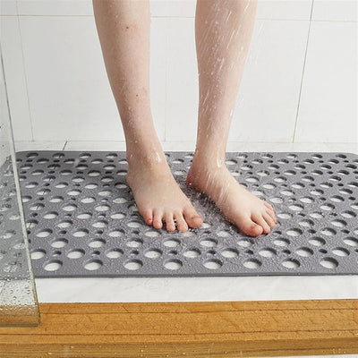 Shower Mat Non-Slip Suction Cups Antibacterial PVC