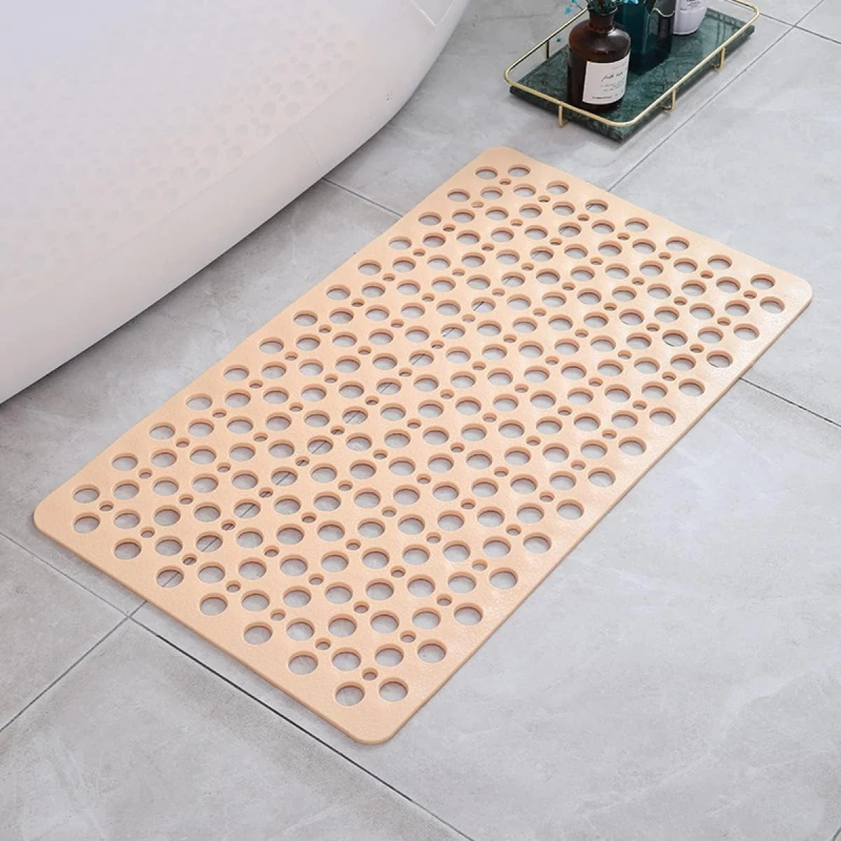 Shower Mat Non-Slip Suction Cups & Drainage Holes