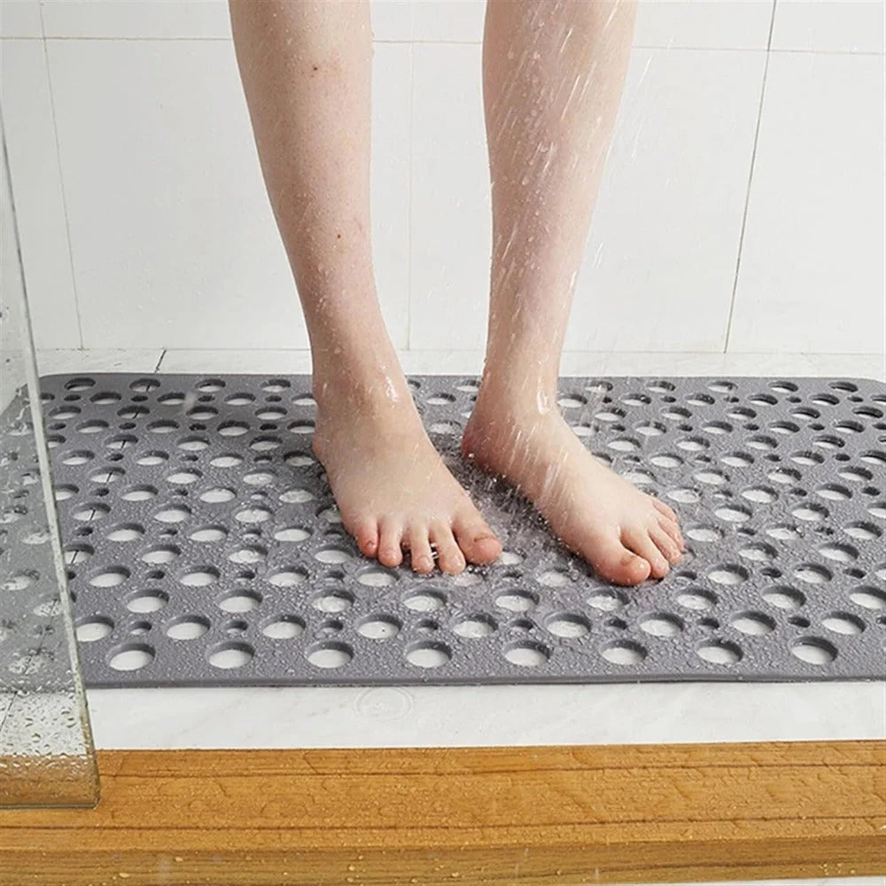 Shower Mat Non-Slip Suction Cups & Drainage Holes