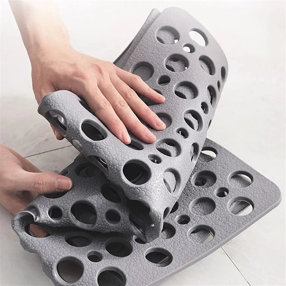 Shower Mat Non-Slip Suction Cups & Drainage Holes