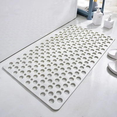 Shower Safety Mat Non-Slip Suction Cups Drainage Holes