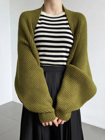 Shrug Cardigan Shift Fit Viscose Blend