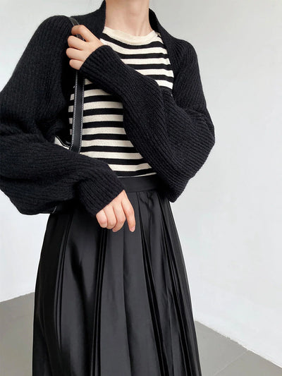 Shrug Cardigan Shift Fit Viscose Blend