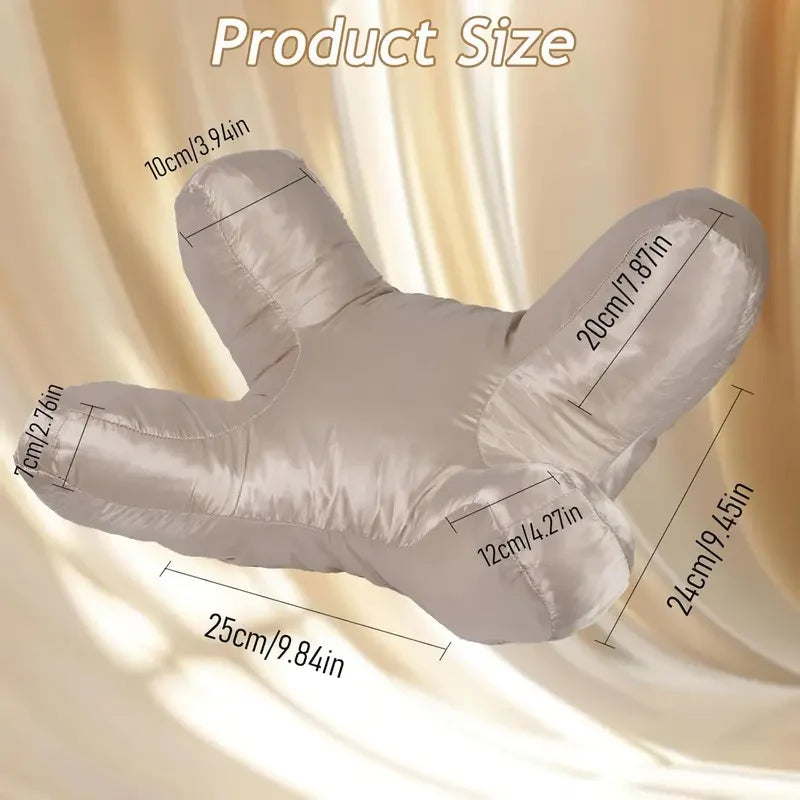 Side Sleeper Pillow Four-Section Raised Frame Machine-Washable Cover