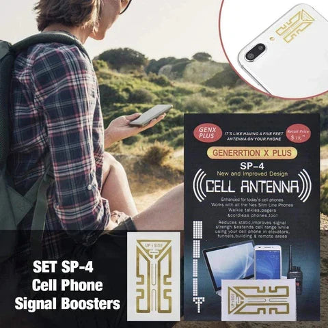 Signal Booster Sticker Adhesive Backing 3-Pack