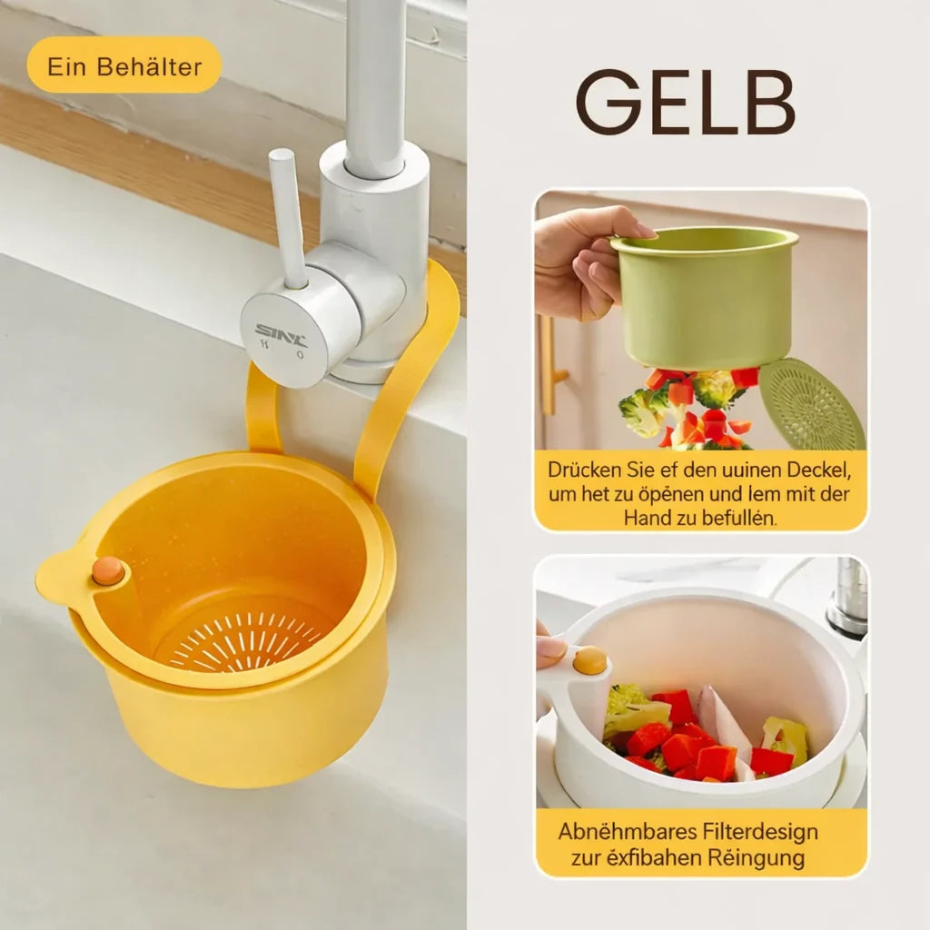 Sink Drying Basket Fast Drainage & Tool-Free Installation