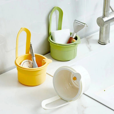 Sink Drying Basket Fast Drainage & Tool-Free Installation