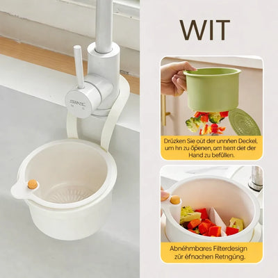Sink Drying Basket Fast Drainage & Tool-Free Installation