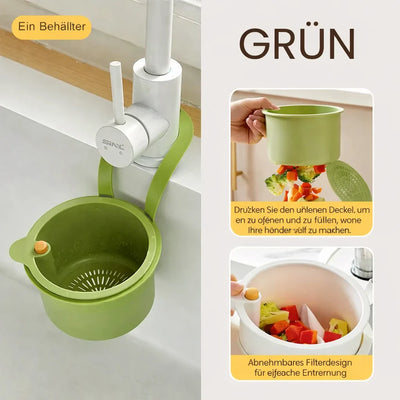 Sink Drying Basket Fast Drainage & Tool-Free Installation