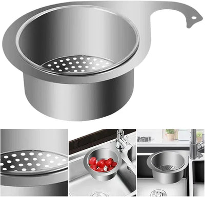 Sink Strainer Basket Removable Food Scrap Catcher