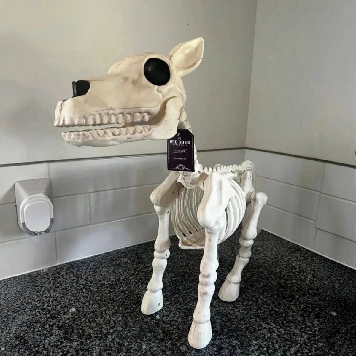 Skeleton Farm Animal Decoration Weather-Resistant Resin Carved Bone Details