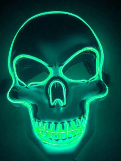 Skeleton Mask 10-Color LED 4 Lighting Modes Comfortable Fit