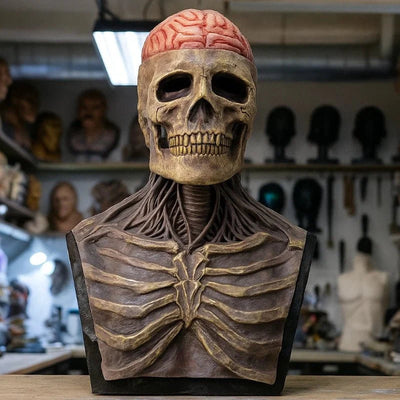 Skeleton Mask Full-Face Anatomical Design Breathable Fit