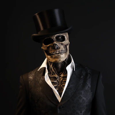 Skeleton Mask Full-Face Anatomical Design Breathable Fit