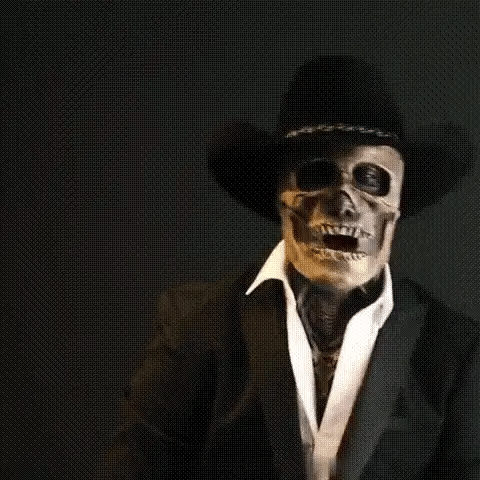 Skeleton Mask Full-Face Anatomical Design Breathable Fit