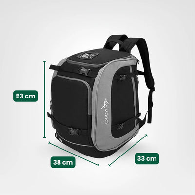 Ski Backpack 65L Boot & Helmet Compartments Padded Straps