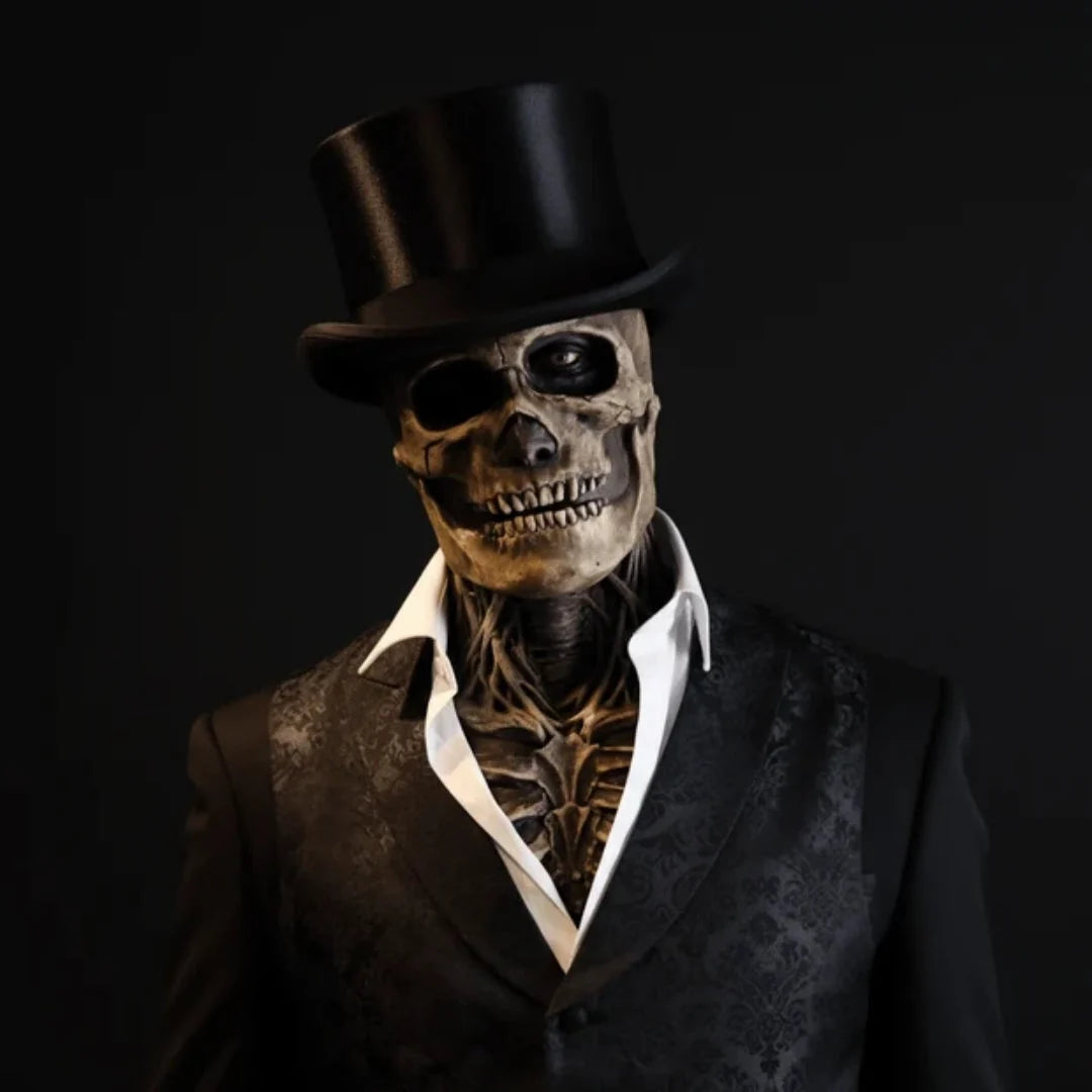 Skull Mask Flexible Latex Full-Face Realistic Design