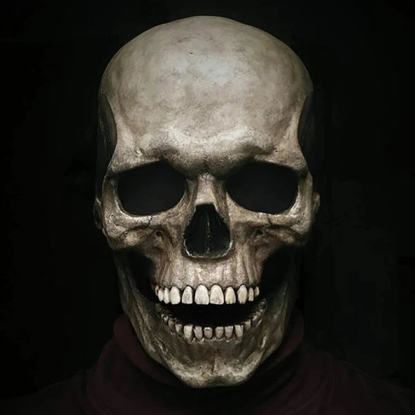 Skull Mask Movable Jaw & Skin-Friendly Latex