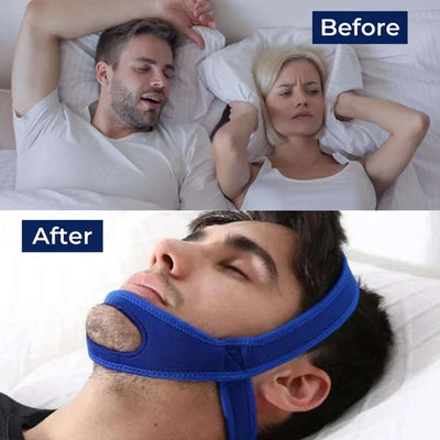 Sleep Chin Strap Adjustable Breathable Jaw Support