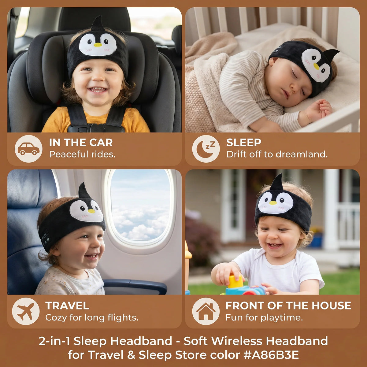 Sleep Headband Wireless Bluetooth Speakers Soft Breathable Fabric