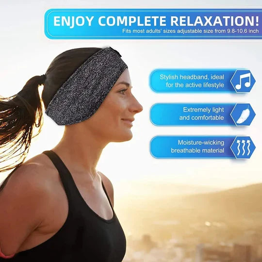 Sleep Headband Wireless & Noise-Canceling Breathable Cotton