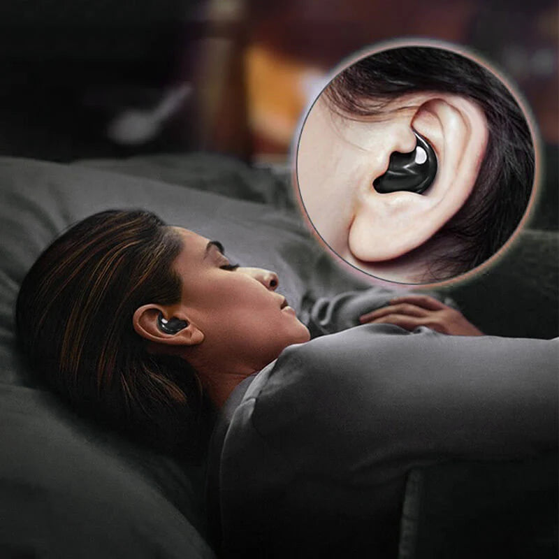 Sleep Headphones Active Noise Cancellation Ergonomic Side-Sleeper Fit 24-Hour Battery