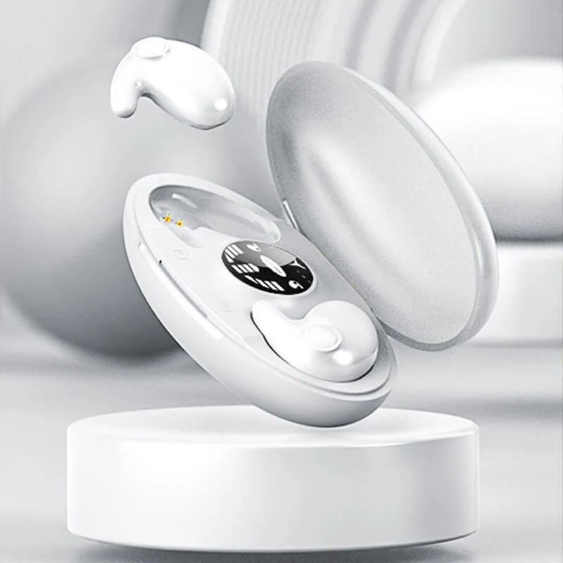Sleep Headphones Active Noise Cancellation Ergonomic Side-Sleeper Fit 24-Hour Battery