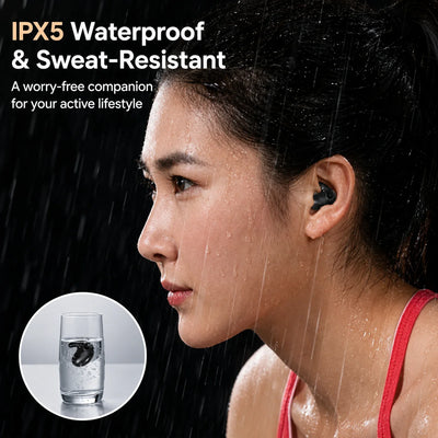 Sleep Headphones Ultra-Flat In-Ear Bluetooth Charging Case Included