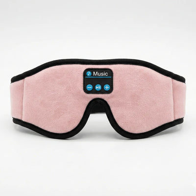 Sleep Mask 3D Contoured Blackout Bluetooth Audio Washable Fabric