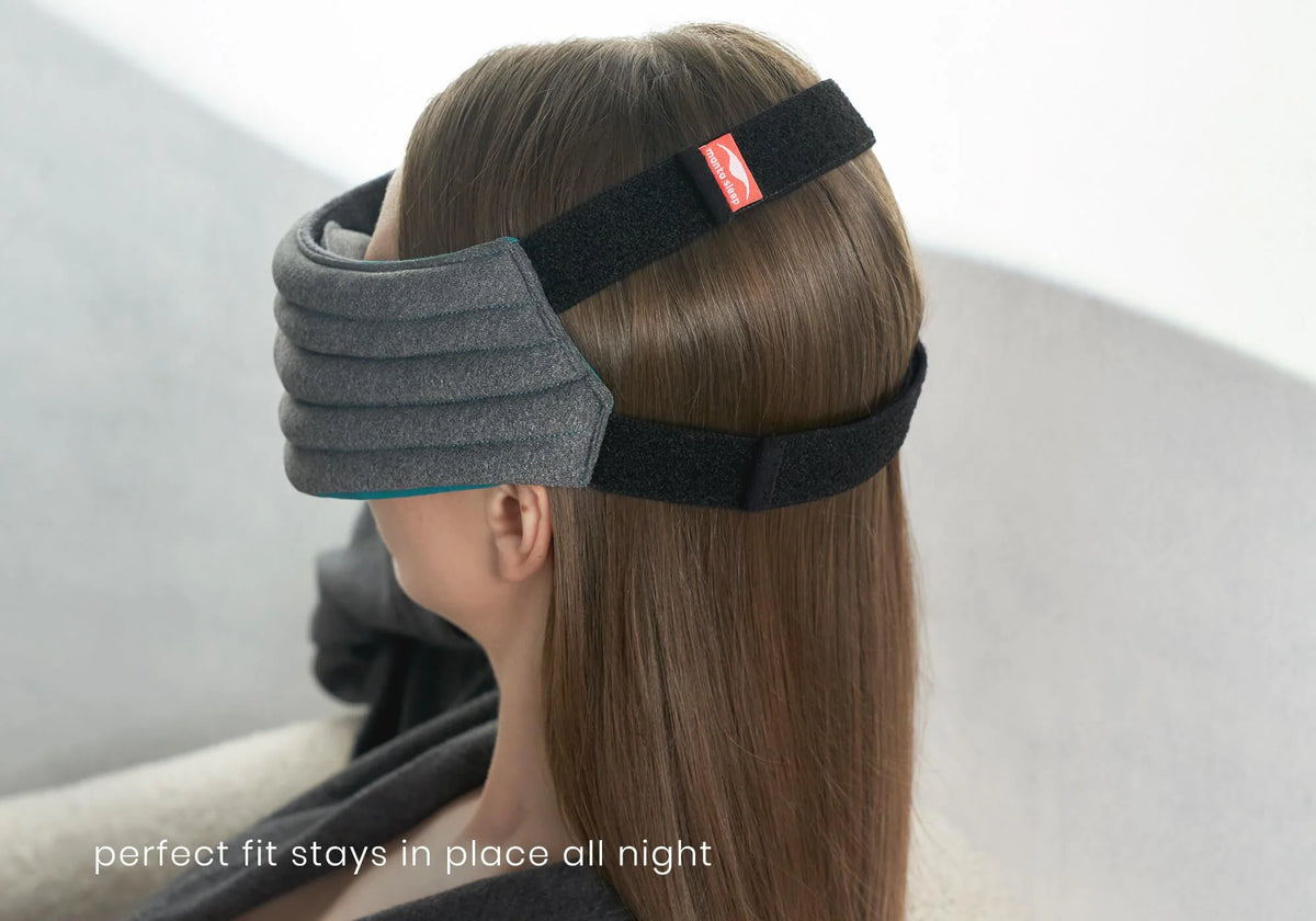 Sleep Mask Weighted Light-Blocking Adjustable Fit