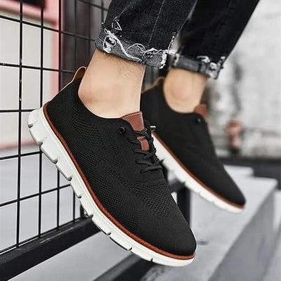 Slip-On Shoes Wide Orthopedic Toe Box Breathable Knit