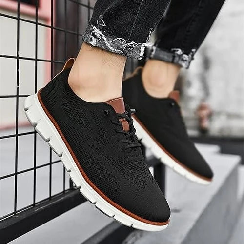 Slip-On Shoes Wide Orthopedic Toe Box Breathable Knit
