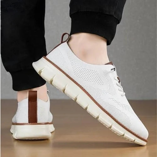 Slip-On Shoes Wide Orthopedic Toe Box Breathable Knit