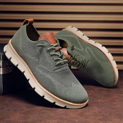 Slip-On Shoes Wide Orthopedic Toe Box Breathable Knit