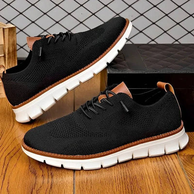Slip-On Shoes Wide Orthopedic Toe Box Breathable Knit