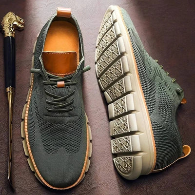 Slip-On Shoes Wide Orthopedic Toe Box Breathable Knit