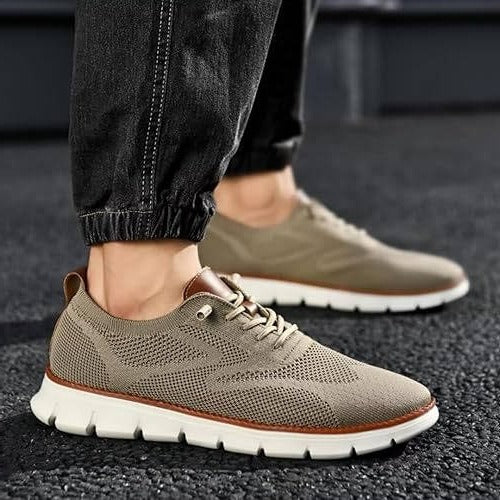 Slip-On Shoes Wide Orthopedic Toe Box Breathable Knit