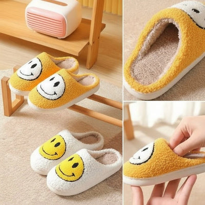 Slippers Faux Sherpa Lined Thick Silicone Sole