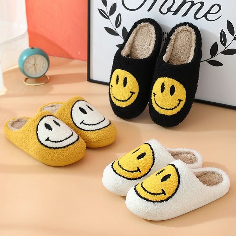 Slippers Faux Sherpa Lined Thick Silicone Sole
