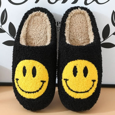 Slippers Faux Sherpa Lined Thick Silicone Sole