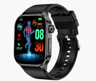 Smartwatch Blood Sugar Tracking Laser Sensor App Connected
