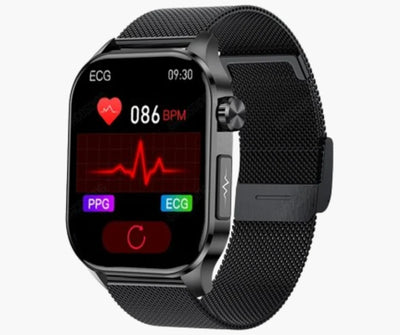 Smartwatch Blood Sugar Tracking Laser Sensor App Connected