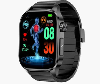 Smartwatch Blood Sugar Tracking Laser Sensor App Connected