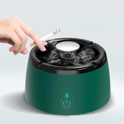Smokeless Ashtray Rechargeable 5-Hour Activated Carbon Filter