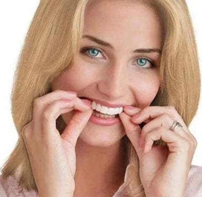 Snap-On Dentures Flexible Fit Natural Shade No Adhesive