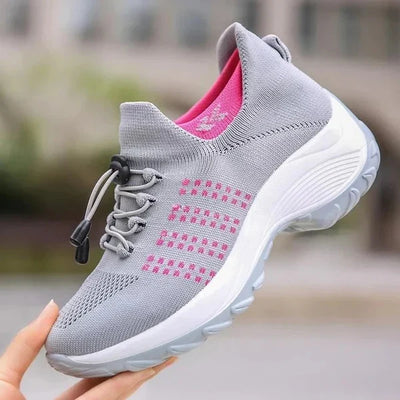 Sneakers Ergonomic Arch Support Shock-Absorbing Sole Breathable Mesh