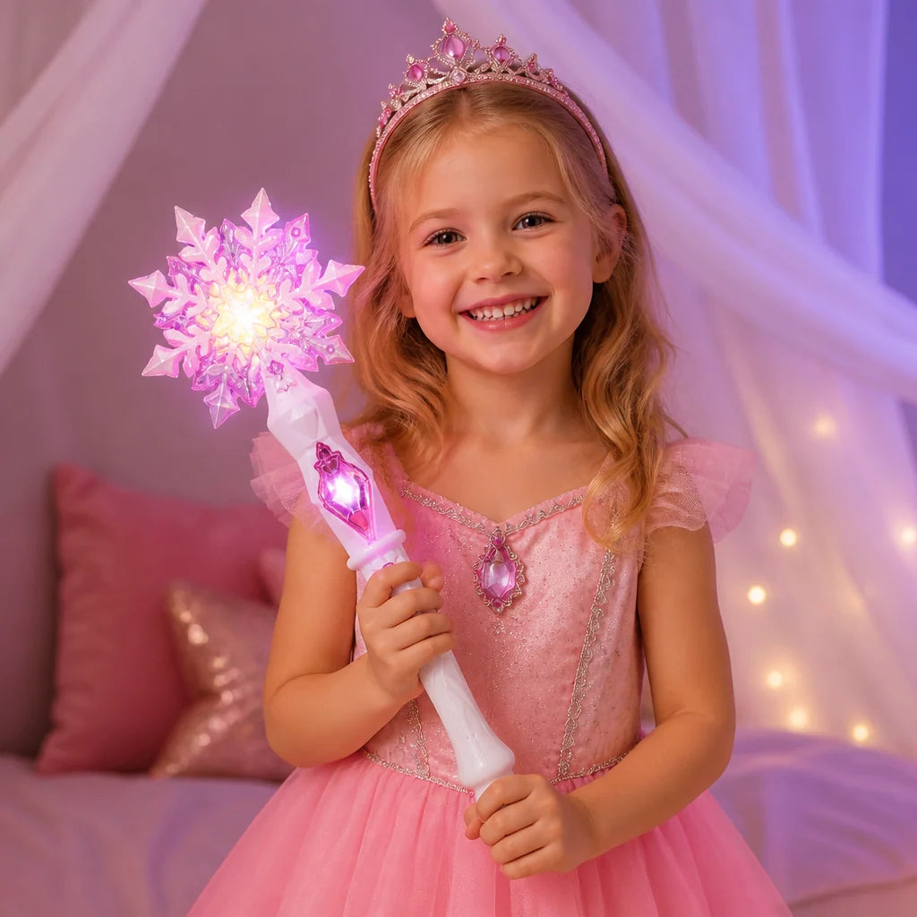 Snowflake Wand Light-Up Battery Operated