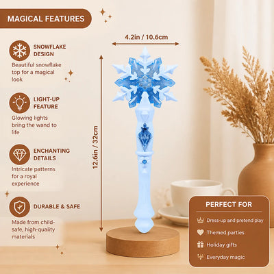 Snowflake Wand Light-Up Battery Operated
