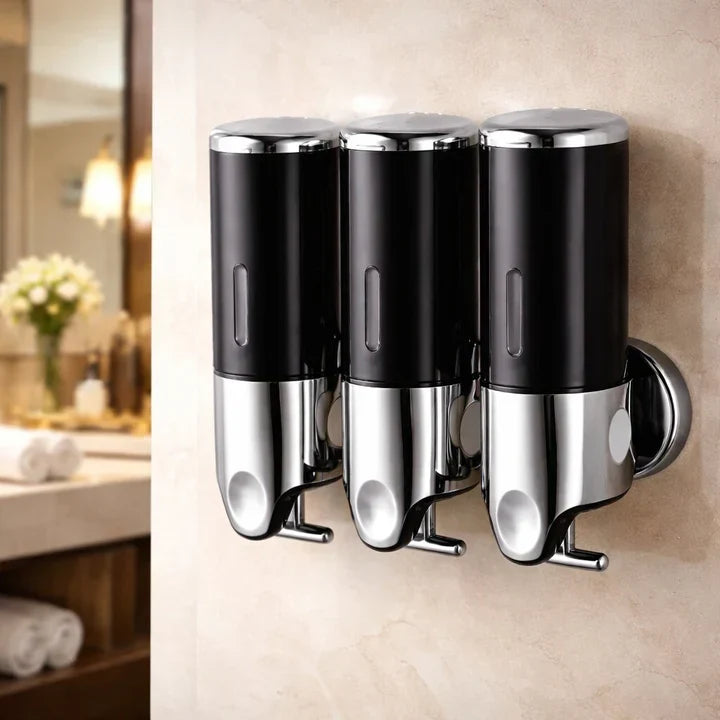 Soap Dispenser Wall-Mounted Push-Lever Fill-Level Window