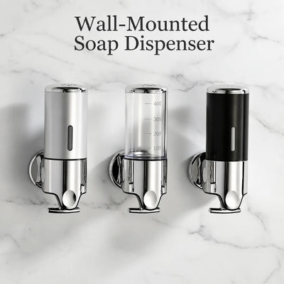 Soap Dispenser Wall-Mounted Push-Lever Fill-Level Window